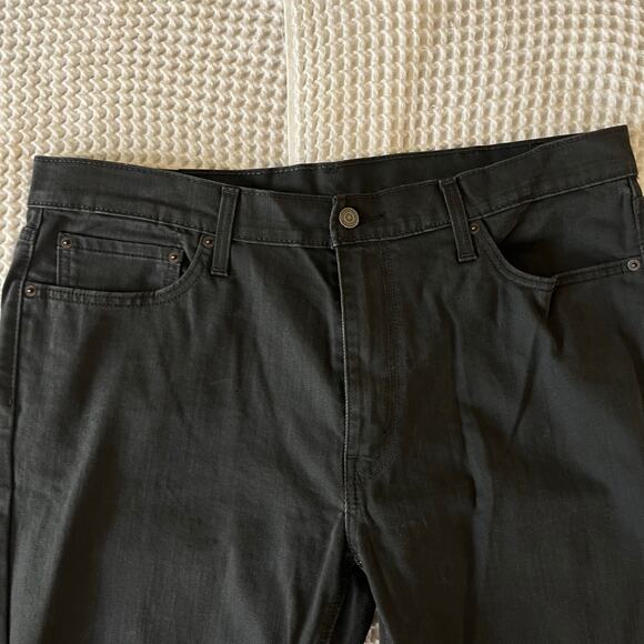 Levi’s 541 Men’s Jeans Black Athletic Taper Stretch Denim Size 38x30 Water Less - Picture 2 of 8